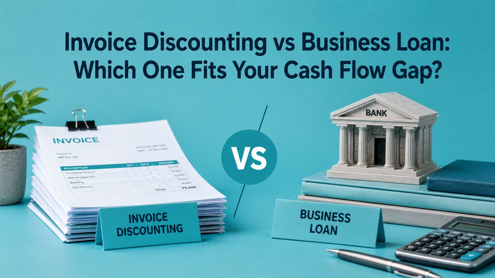 Invoice Discounting vs Business Loan: Which One Fits Your Cash Flow Gap?